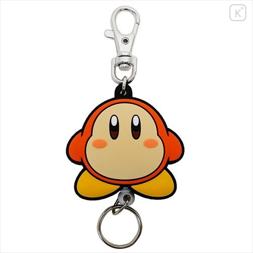 Japan Kirby Rubber Reel Key Chain - Waddle Dee - 1