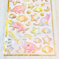 Colorful 3D Stickers with Foil Gold - Fairy Cat - 2