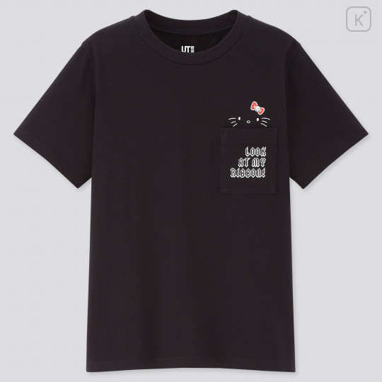 Sanrio UT Graphic Black T-Shirt - Hello Kitty - L - 1