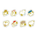 Japan Peanuts Peripetta Roll Sticker - Snoopy Family Gold Foil - 4