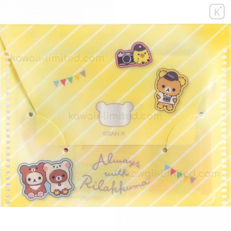 Cute Kawaii San-X Rilakkuma Bear Sticker Sheet 2018 - B - for