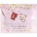 Japan San-X Rilakkuma Masking Seal Flake Sticker - Pink - 2