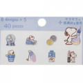 Japan Peanuts Flake Sticker - Snoopy Glitter Blue - 3