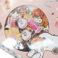 Japan Peanuts Masking Seal Flake Sticker - Snoopy Glitter Pink - 2