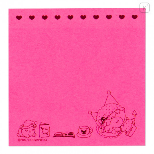 Japan Sanrio Sticky Notes with Stand - Kuromi - 4