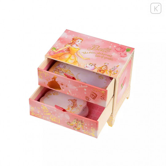 Japan Disney Store Notepad Memo Box - Belle - 2