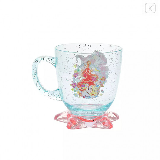 Japan Disney Store Princess Acrylic Cup Clear Airy - Little Mermaid Ariel - 2