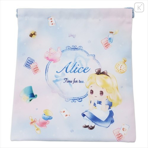 Japan Disney Drawstring Bag - Alice in the Wonderland - 2
