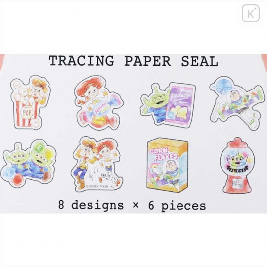 Japan Disney Masking Seal Flake Sticker - Toy Story Woody & Friends - 2