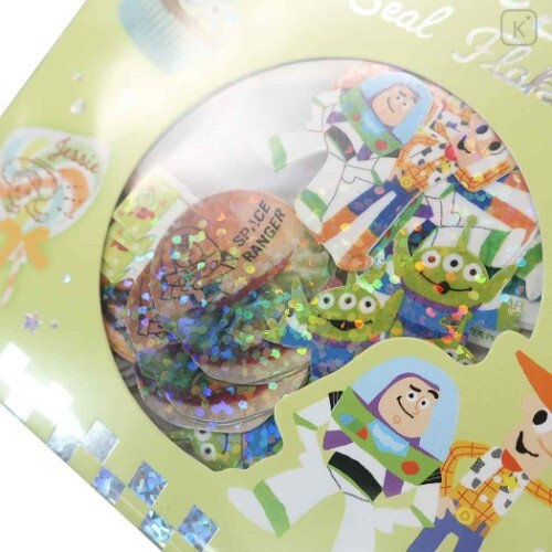 Japan Disney Masking Seal Flake Sticker - Toy Story Food - 2