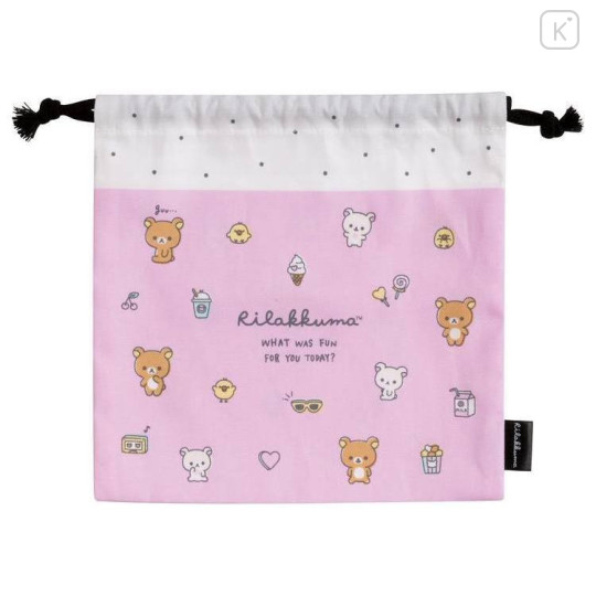 rilakkuma drawstring bag