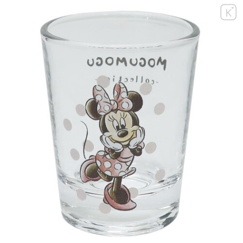 Japan Disney Mini Glass Tumbler - Minnie Mouse - 1