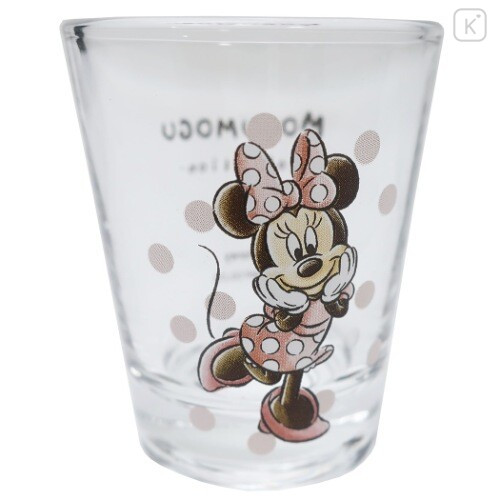 Japan Disney Mini Glass Tumbler - Minnie Mouse - 2