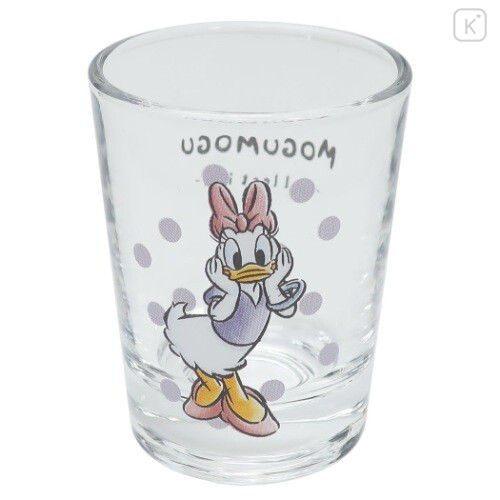Japan Disney Mini Glass Tumbler - Daisy Duck - 1