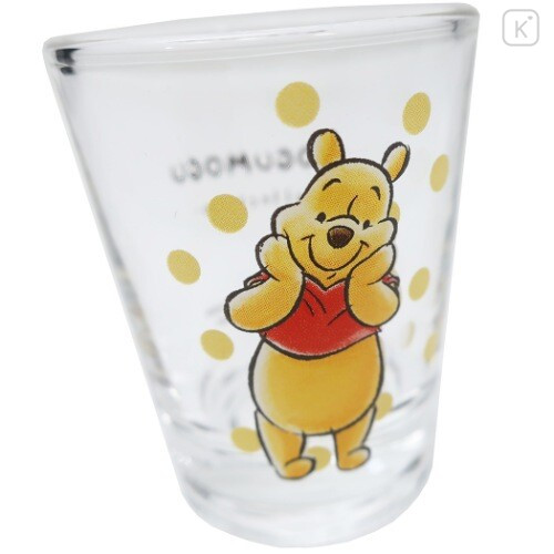 Japan Disney Mini Glass Tumbler - Winnie The Pooh - 2