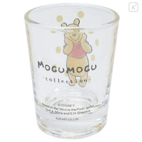 Japan Disney Mini Glass Tumbler - Winnie The Pooh - 4