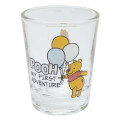 Japan Disney Mini Glass Tumbler - Winnie The Pooh & Balloon - 1