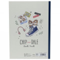 Japan Disney B5 Glue Blank Notebook - Chip & Dale / Camera - 3