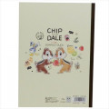 Japan Disney B5 Glue Blank Notebook - Chip & Dale Dessert - 3
