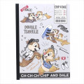 Japan Disney B5 Glue Blank Notebook - Chip & Dale / Fashion - 1