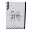 Japan Disney B5 Glue Blank Notebook - Chip & Dale / Fashion - 3