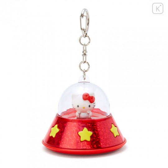 Japan Sanrio UFO Key Chain LED Projector - Hello Kitty - 1