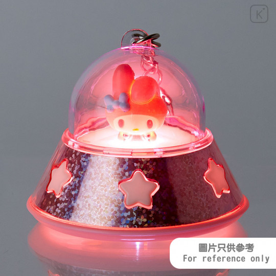 Japan Sanrio UFO Key Chain LED Projector - My Melody - 4