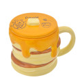 Japan Disney Die-cut Face Mug - Winnie The Pooh & Pancaka - 1