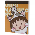 Japan Chibi Maruko-chan Mini Notepad - Orange - 1