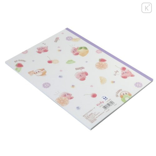 Japan Kirby B5 Glue Notebook - Fruits - 3