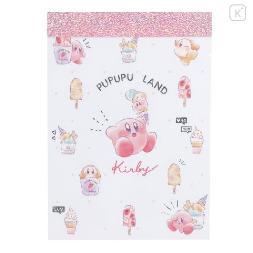 Japan Nintendo Mini Notepad - Kirby Ice Cream - 1
