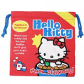 Japan Sanrio Drawstring Bag - Hello Kitty Red - 1