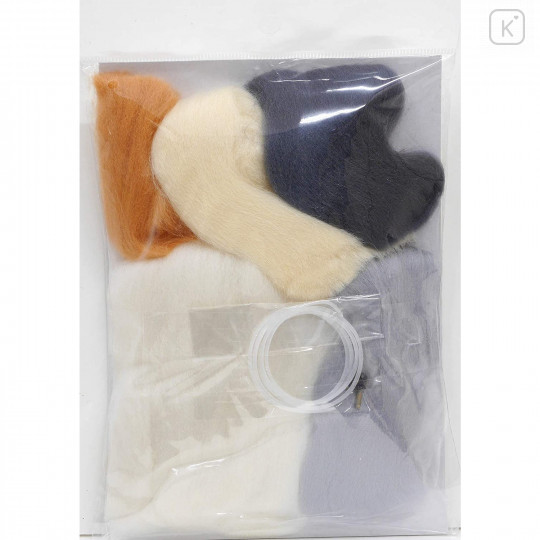 Japan Hamanaka Wool Needle Felting Kit - Shoebill - 4