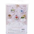 Japan Hamanaka Fluffy Embroidered Wool Needle Felting Kit - Chicken & Mushroom & Tree - 3