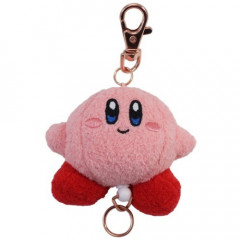 Japan Kirby Reel Key Chain Plush - Smile