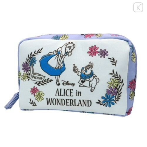 Japan Disney Makeup Pouch Bag (M) - Alice in Wonderland - 1