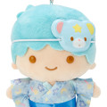 Japan Sanrio Kimono Keychain Plush - Little Twin Stars Kiki - 4