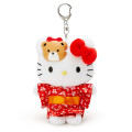 Japan Sanrio Kimono Keychain Plush - Hello Kitty - 1