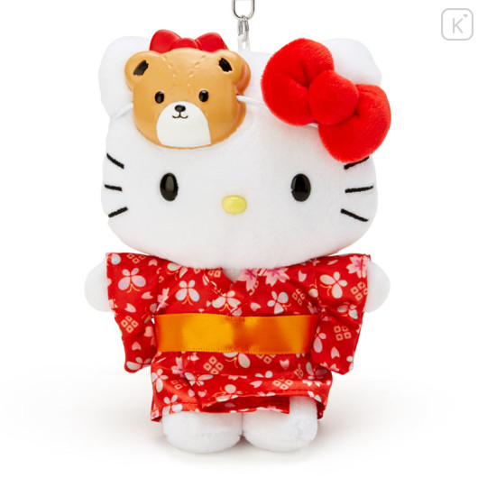 Japan Sanrio Kimono Keychain Plush - Hello Kitty - 2