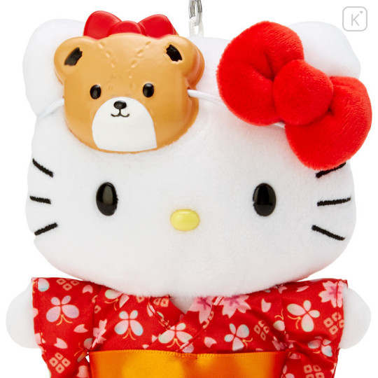 Japan Sanrio Kimono Keychain Plush - Hello Kitty - 4