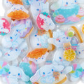Japan Sanrio Sticker with Milk Pack Case - Cinnamoroll - 8