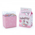 Japan Sanrio Sticker with Milk Pack Case - Hello Kitty - 3
