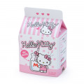 Japan Sanrio Sticker with Milk Pack Case - Hello Kitty - 6