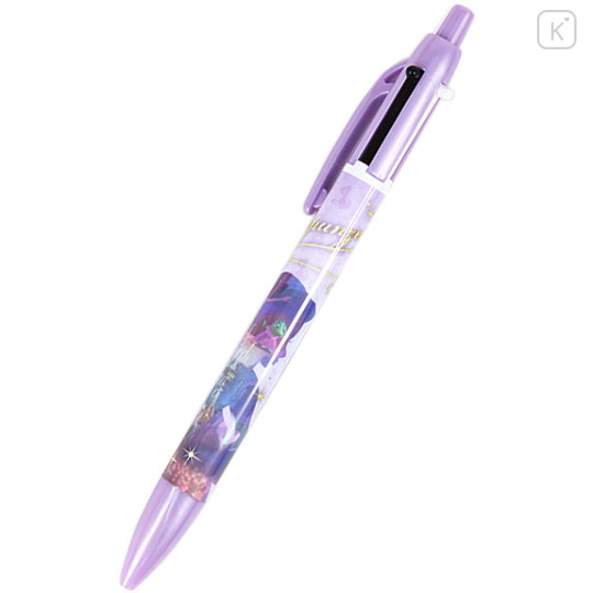 Japan Disney 2+1 Multi Ballpoint Pen & Mechanical Pencil - Rapunzel Purple - 1