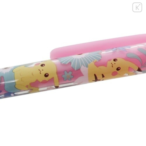 Japan Pokemon Mechanical Pencil - Pikachu Rainy Pink - 2