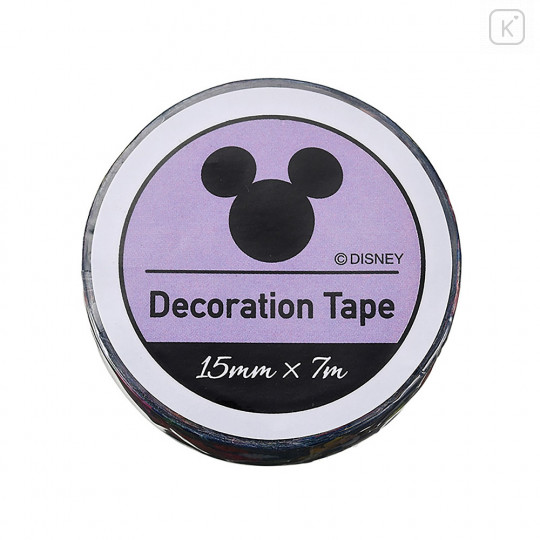 Japan Disney Store Washi Masking Tape - Alice in Wonderland Navy - 2