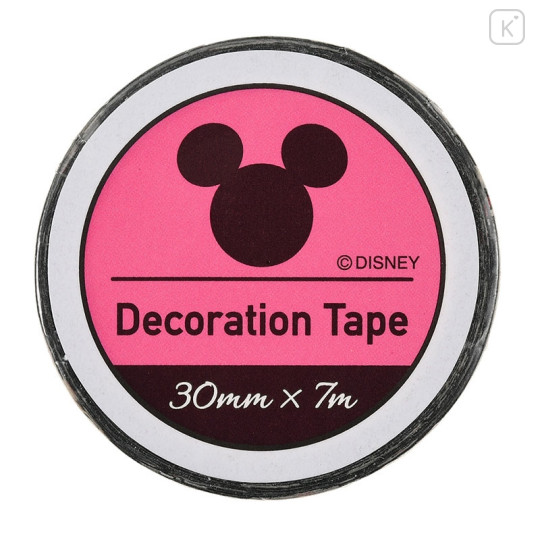 Japan Disney Store Washi Paper Masking Tape - Mickey Mouse Black - 2