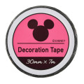 Japan Disney Store Washi Paper Masking Tape - Mickey Mouse Black - 2