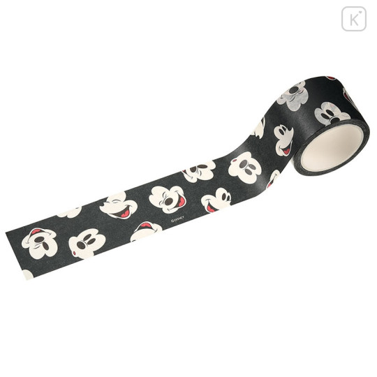 Japan Disney Store Washi Paper Masking Tape - Mickey Mouse Black - 4