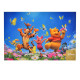 Japan Disney Store Postcard - Winnie the Pooh & Friends : Flowers